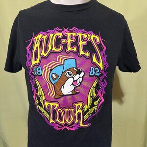 Buc-ees Tour 1982 Men's Black T Shirt Size Medium